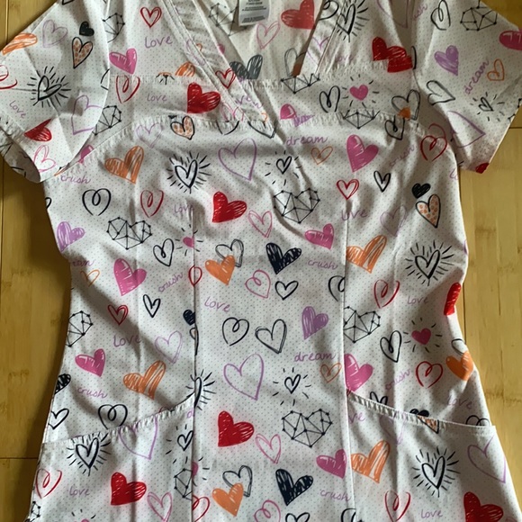 HeartSoul Scrub Top NWOT Small- Nurse, CCA - Picture 5 of 5